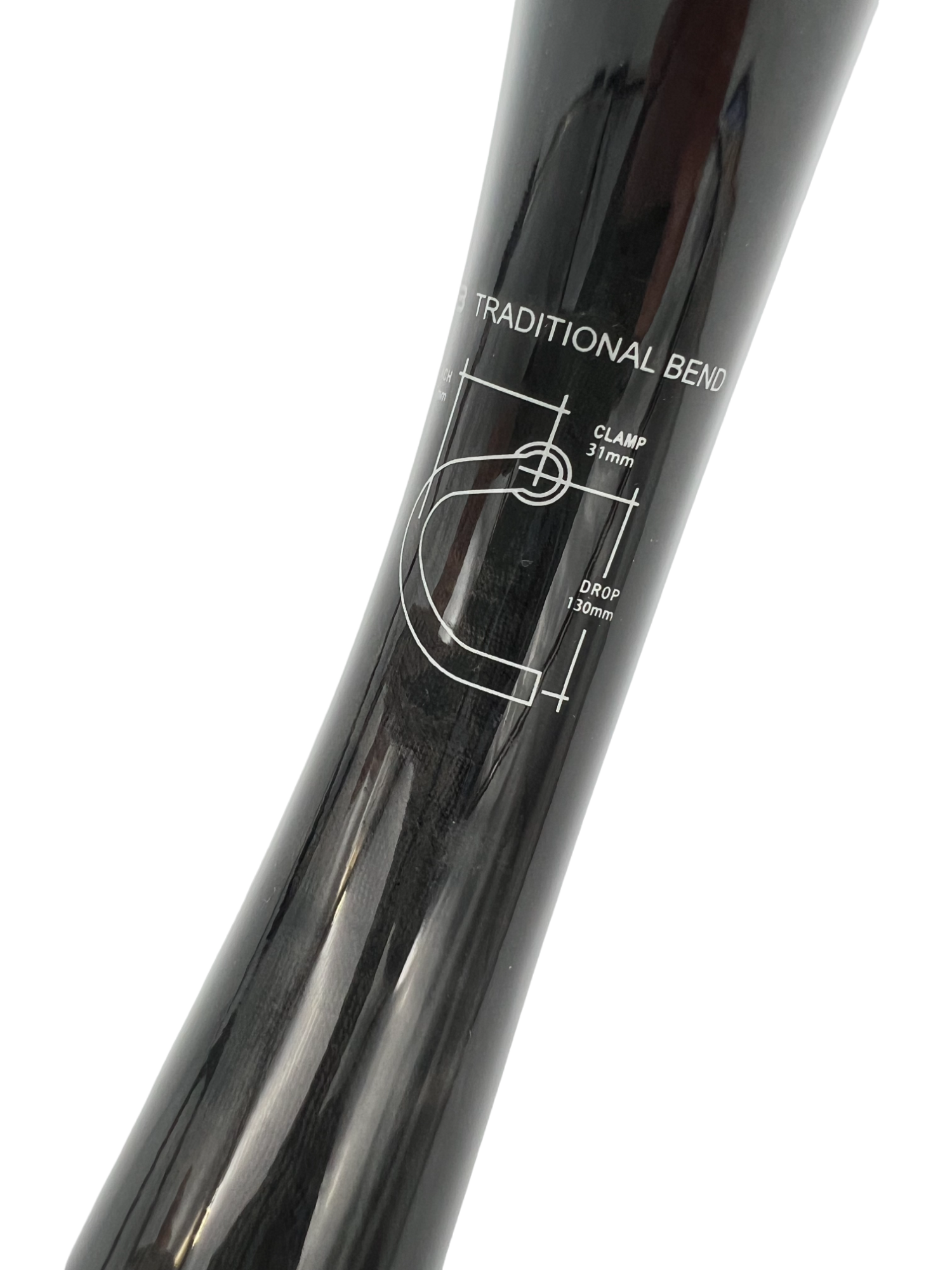 Zipp Lenker SL-TB Traditional Bend 46cm Rennrad Carbon Lenker Road 31,8 - Bikers Base