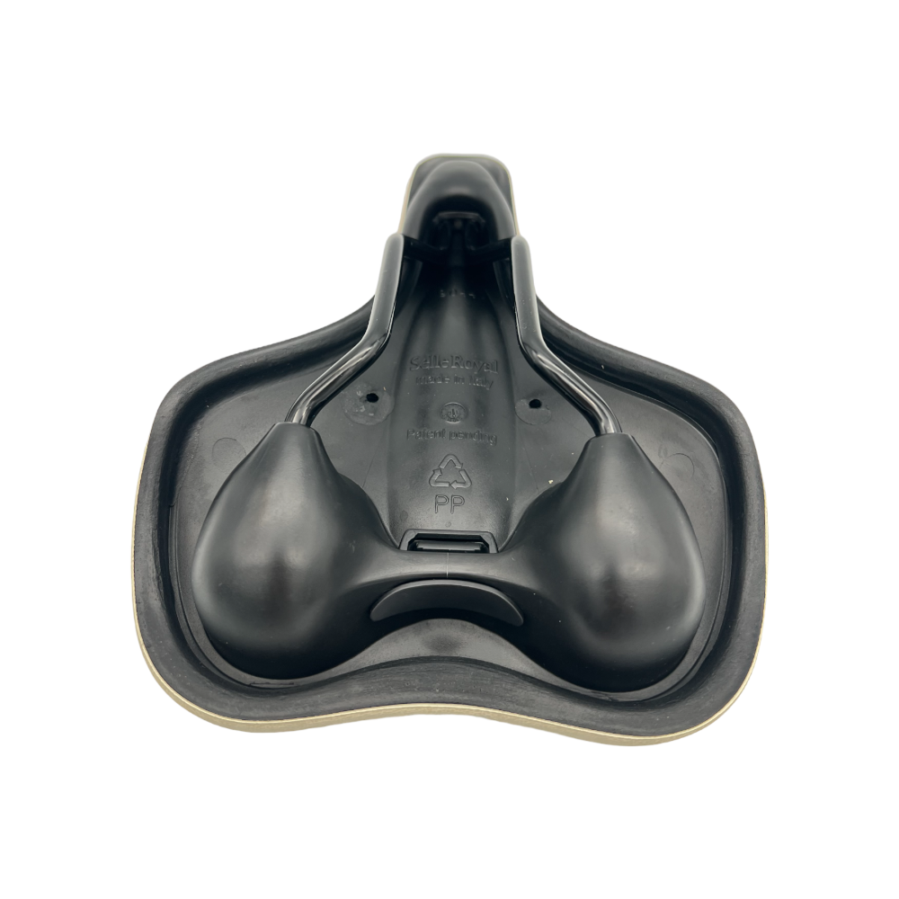 SELLE ROYAL Sattel in Creme Weiß Classic Touring Fahrradsattel Retro Unisex - Bikers Base