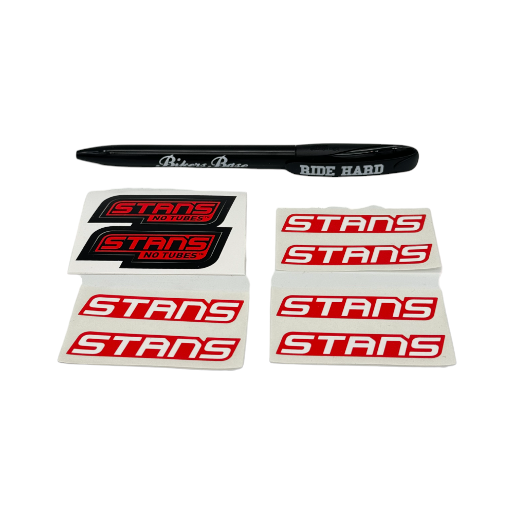 Stan's Notubes Aufkleber Set Sticker medium 8 Stück - Bikers Base