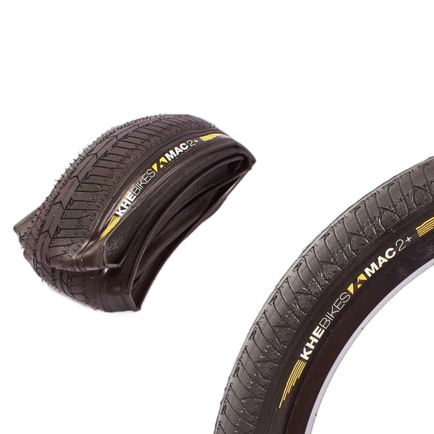 KHE MAC2+ Falt BMX Reifen 20 Zoll x 2,30" Schwarz Superleicht