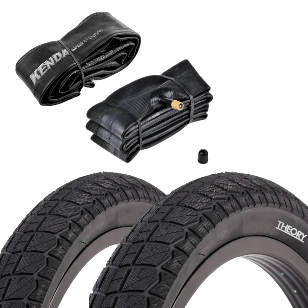 Merritt THEORY PROVEN BMX Tire Set incl. 2x Tubes 20" 20x2.10 inch