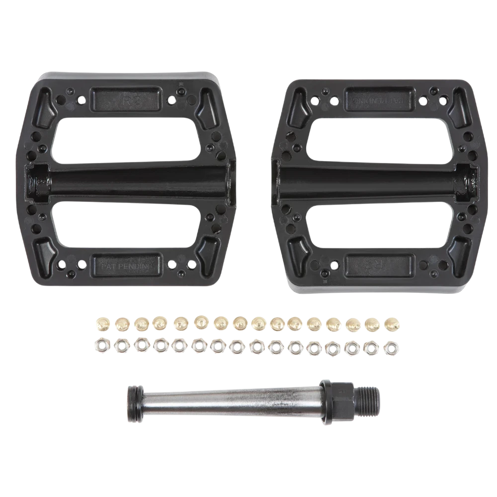 Odyssey OG BMX Pedale Sandwich PC Pedal mit Metall Pins