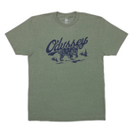 Odyssey BMX "Roam" T-Shirt - Olive/Blau (8579741942024)