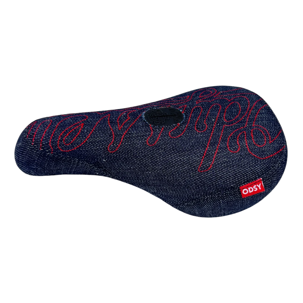 Odyssey Big Stitch Jeans Pivotal BMX Sattel in Fat / Slim