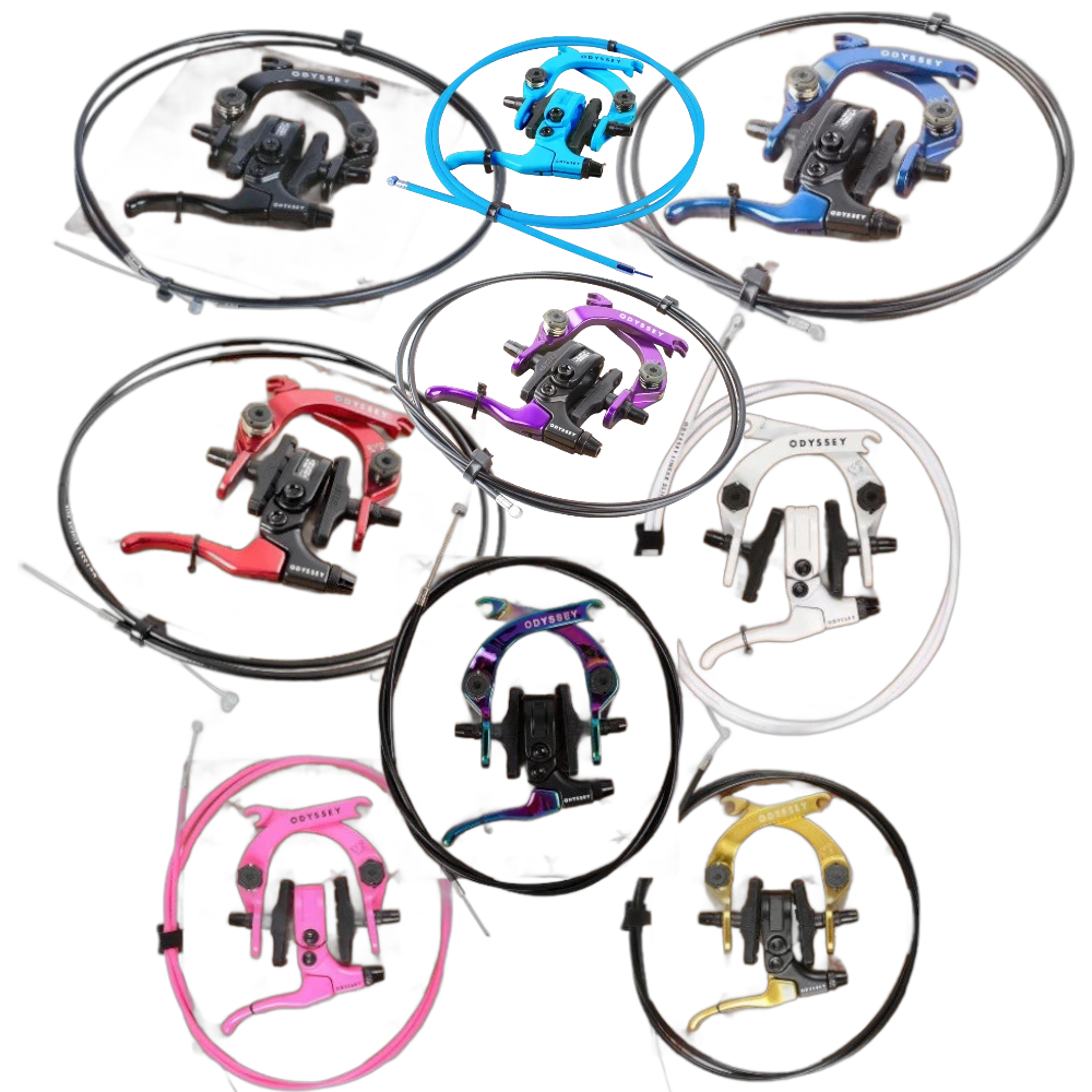 Odyssey Evo 2.5 Profi BMX Bremse Fahrrad Bremsenset Bremshebel  Bremskabel