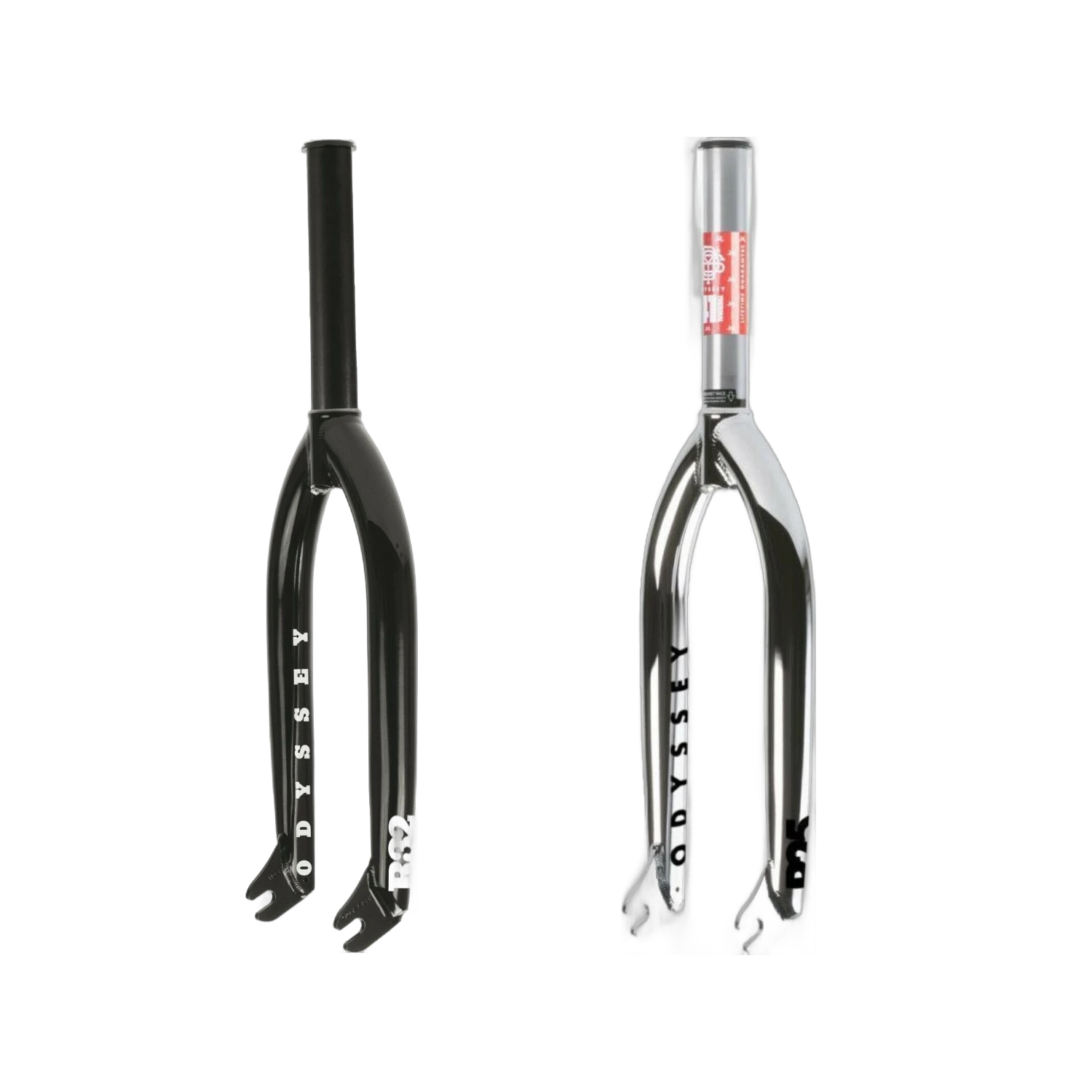 Odyssey R-32 Freestyle BMX Fork black &amp; chrome 20 inch 
