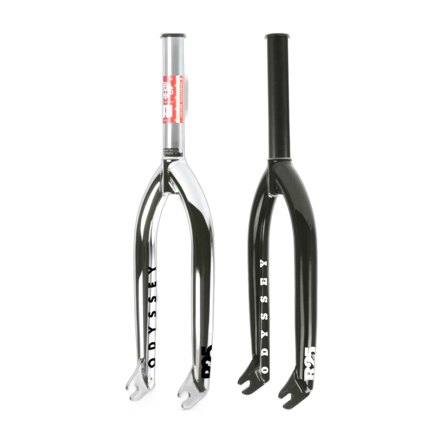 Odyssey R25 Freestyle BMX Fork black &amp; chrome 20 inch 