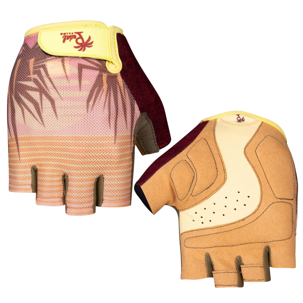 Pedal Palms Sunset Fahrradhandschuhe Kurzfinger