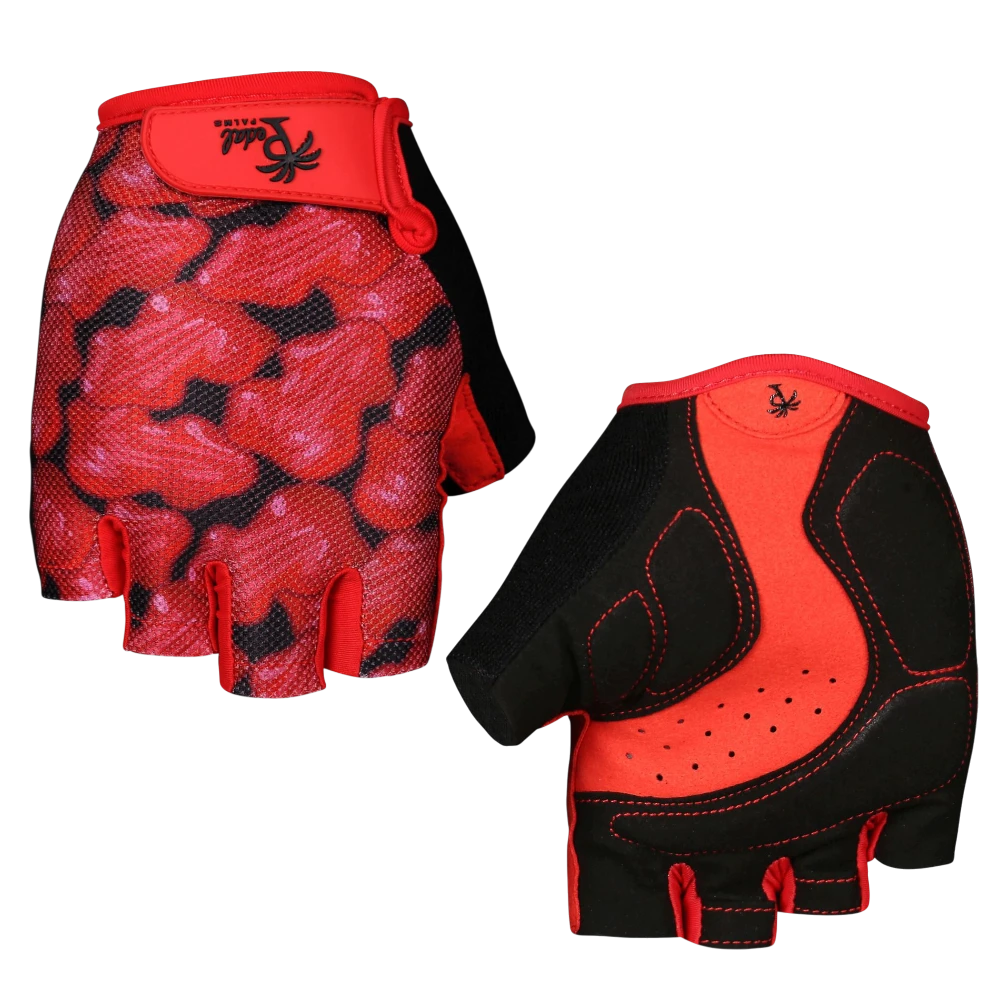 Pedal Palms Red Frog Fahrradhandschuhe Kurzfinger