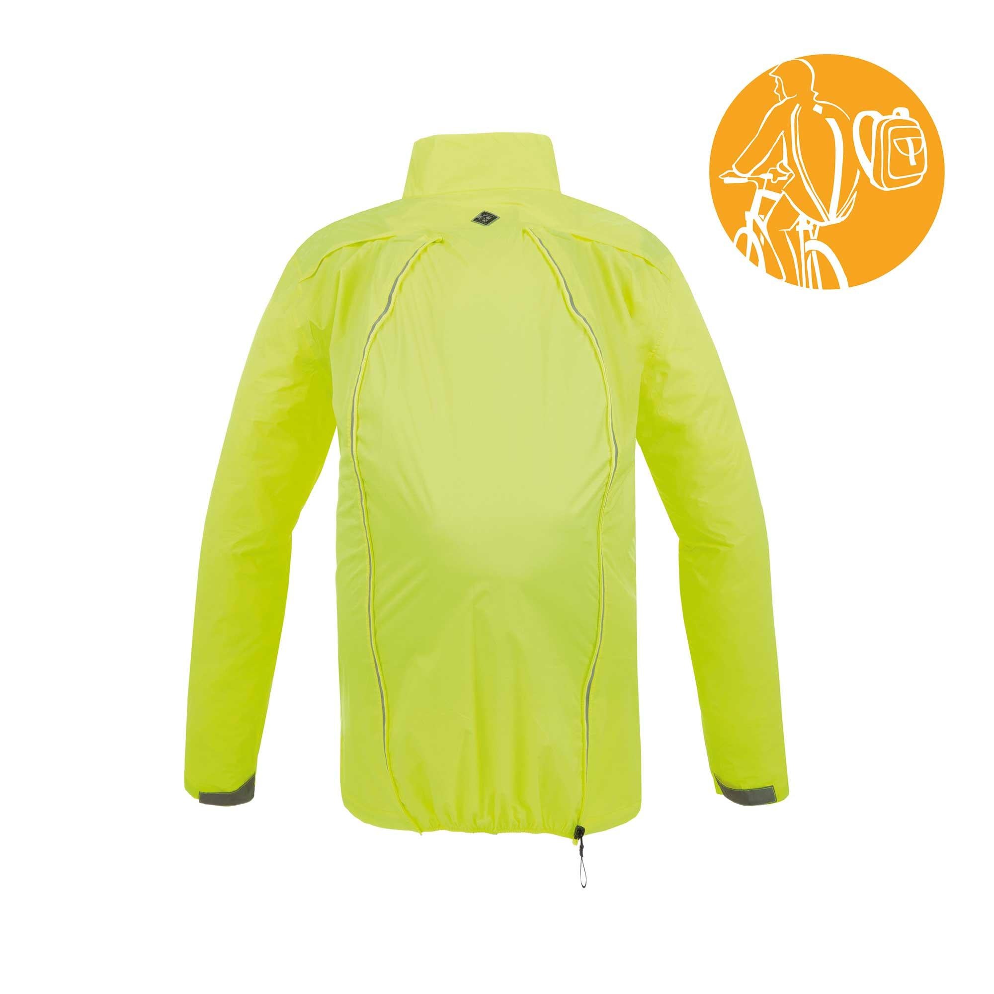 Tucano JACKE NANO RAIN ZETA Bike Fahrrad Neon Regenjacke - Bikers Base
