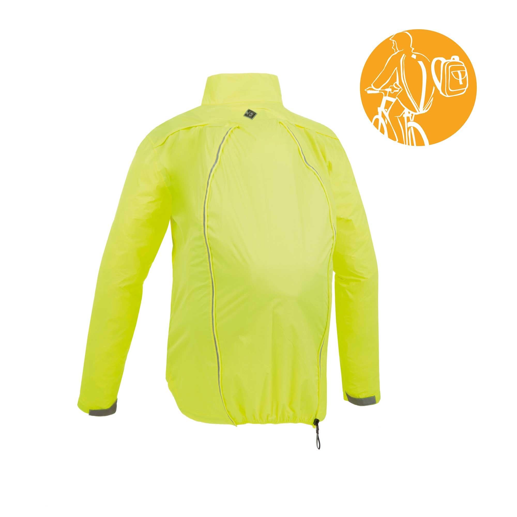Tucano JACKE NANO RAIN ZETA Bike Fahrrad Neon Regenjacke - Bikers Base