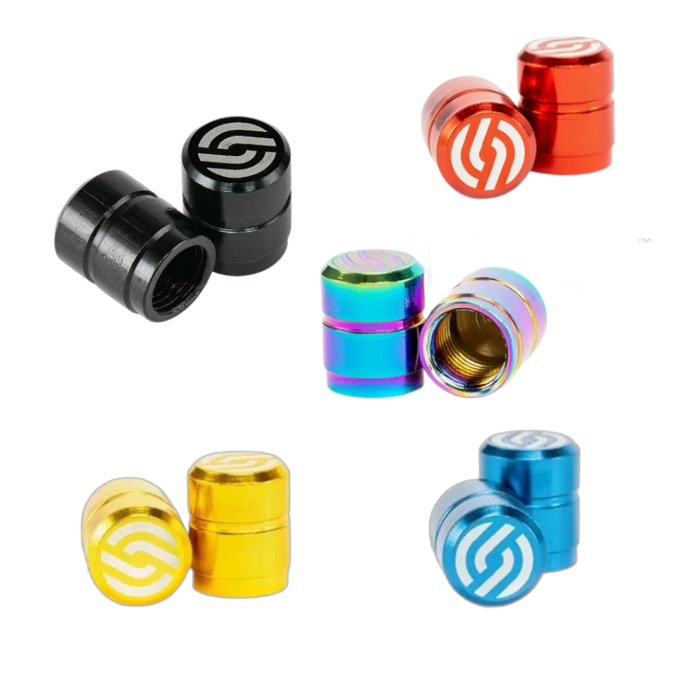 Salt CNC BMX valve caps