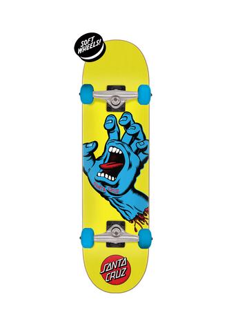 Santa-Cruz Screaming Hand Mini Skateboard - Complete Profi Board (8377865535752)