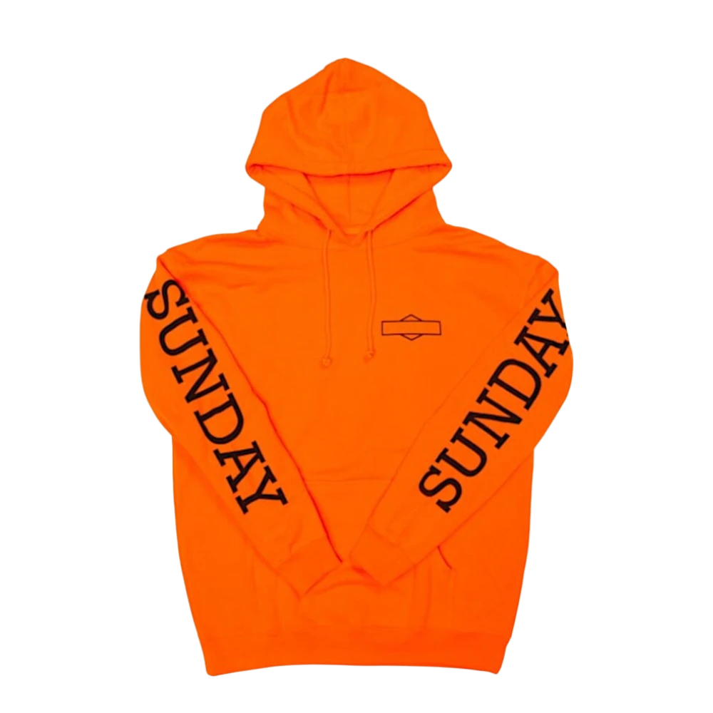 Sunday BMX Rockwell Box Hooded Pullover Orange