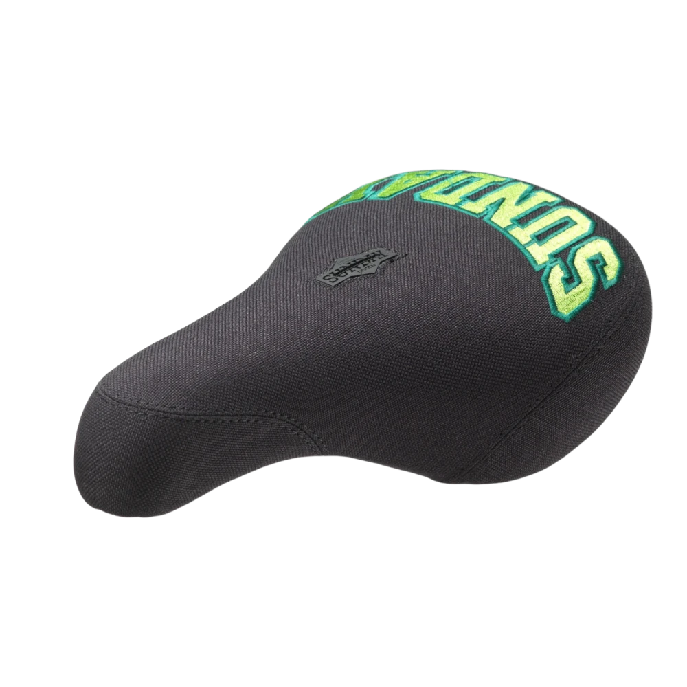 Sunday BMX Blockhead Pivotal Sattel Fat Grün