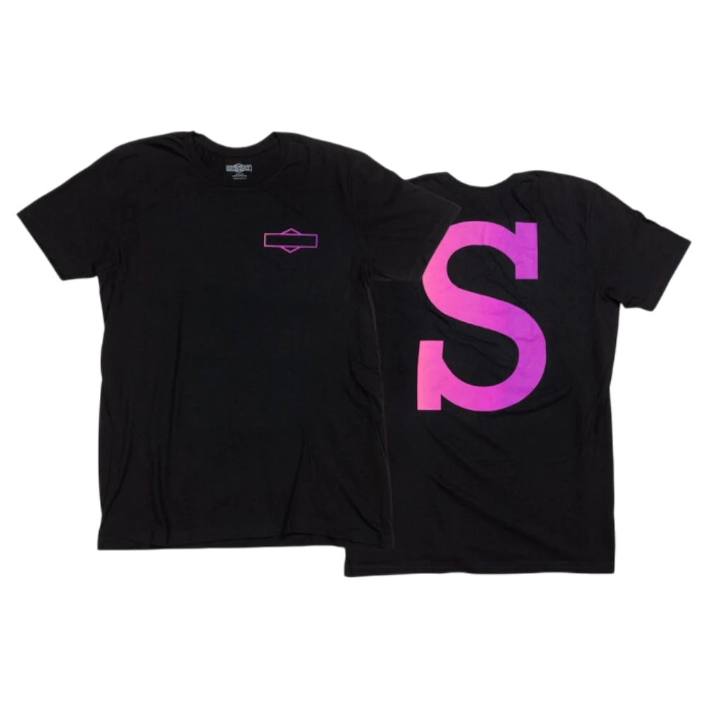 Sunday Big S T Shirt Schwarz