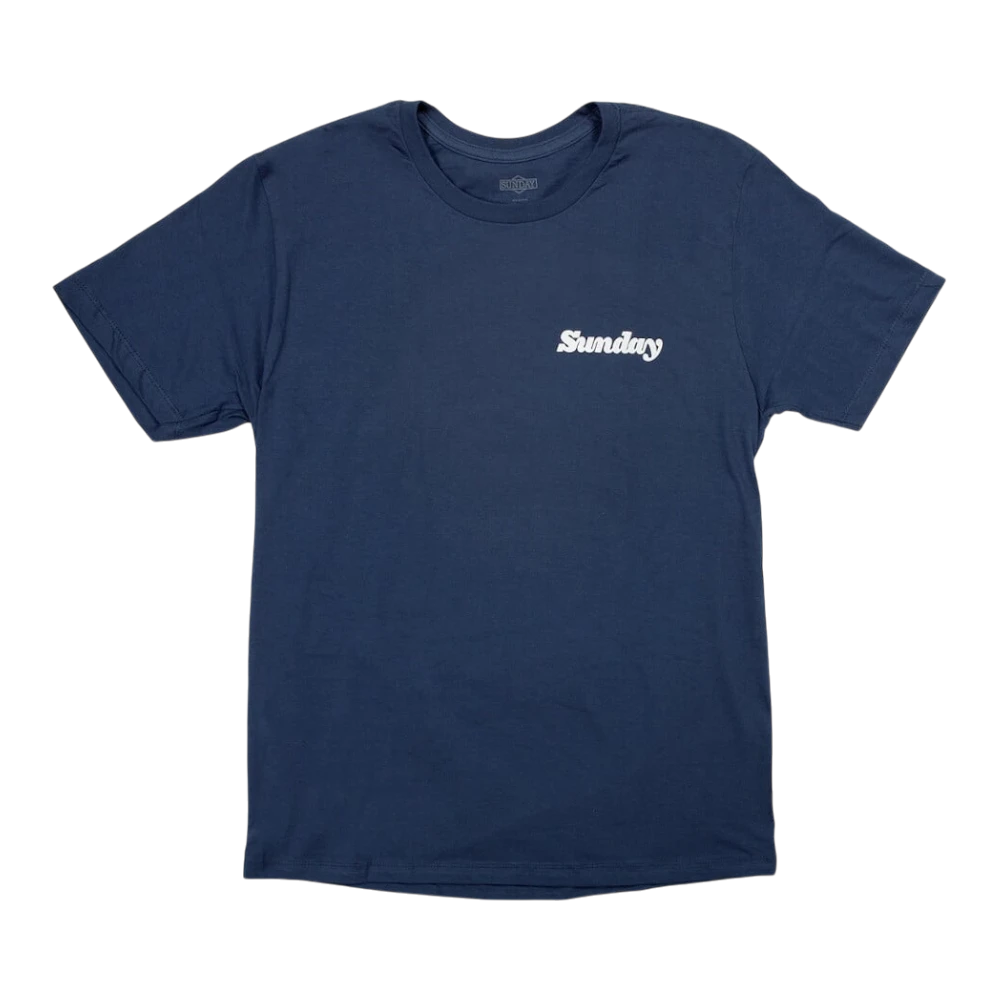 Sunday Bone Grill T Shirt Navy