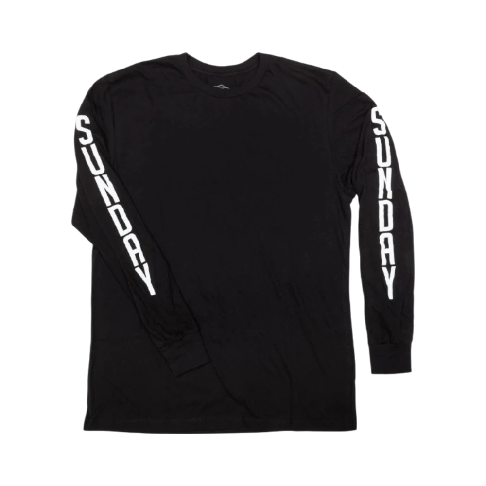 Sunday Citizen Longsleeve T Shirt Schwarz Weiß