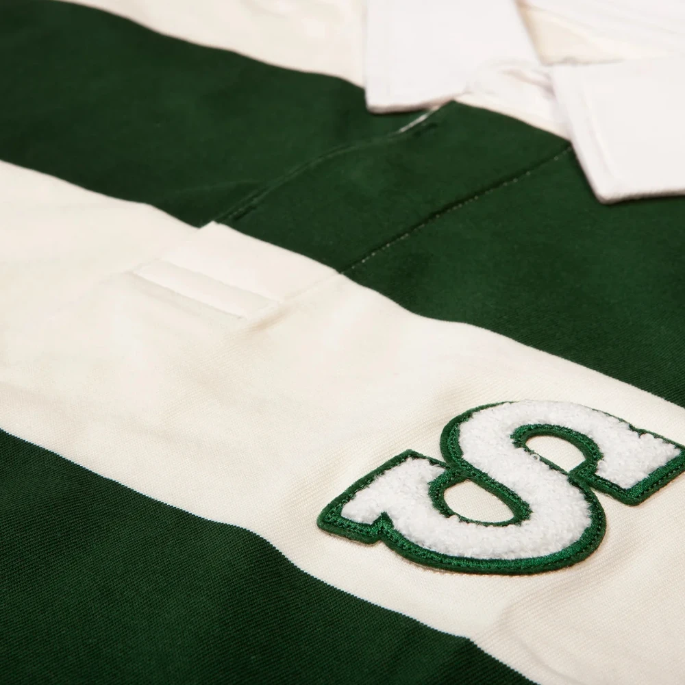 Sunday Rugby Longsleeve Off White Forest Green