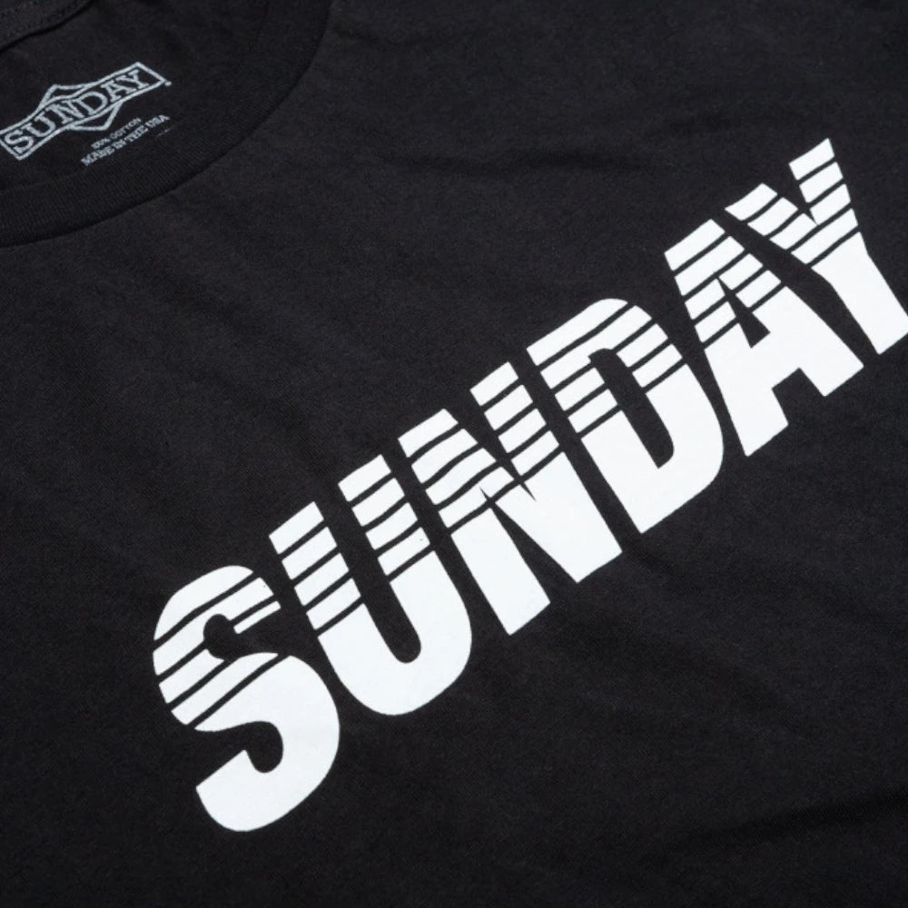Sunday Shredd T Shirt Schwarz