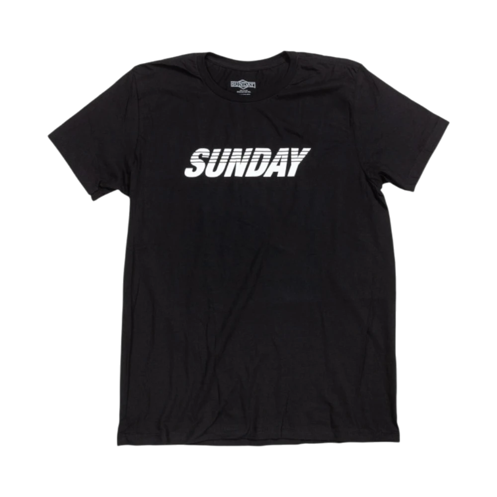 Sunday Shredd T Shirt Schwarz