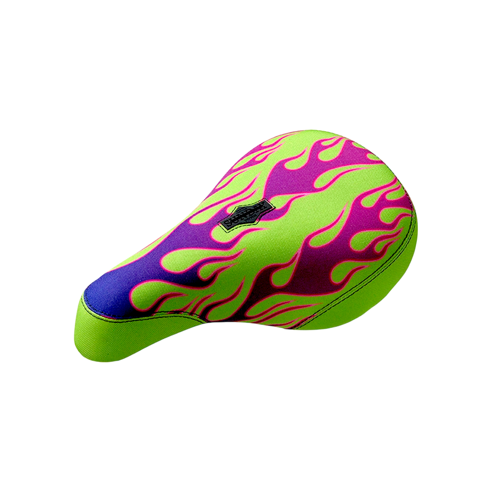 Sunday -  Sunday BMX Pinstripe Flames Pivotal Sattel Fat - Bikers Base BMX