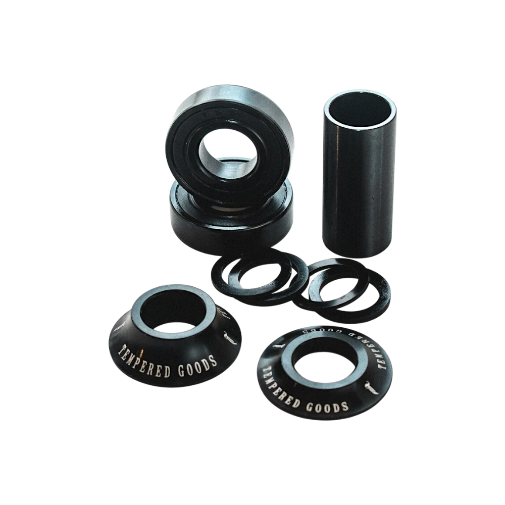 Tempered Goods Abyss 19mm BMX Midsize Mid BB schwarz