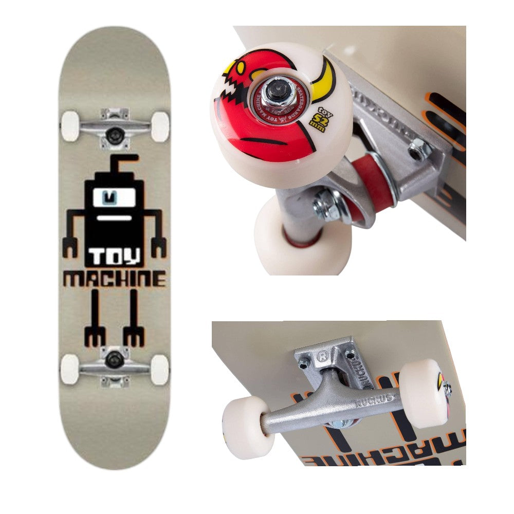 Toy-Machine Sect Binary Black Skateboard Kinder - Komplett Profi Board 7.75" - Bikers Base