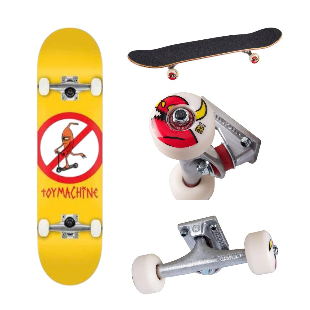 Toy Machine No Scooter Full Skateboard - Komplett Profi Skate Board 8" - Bikers Base