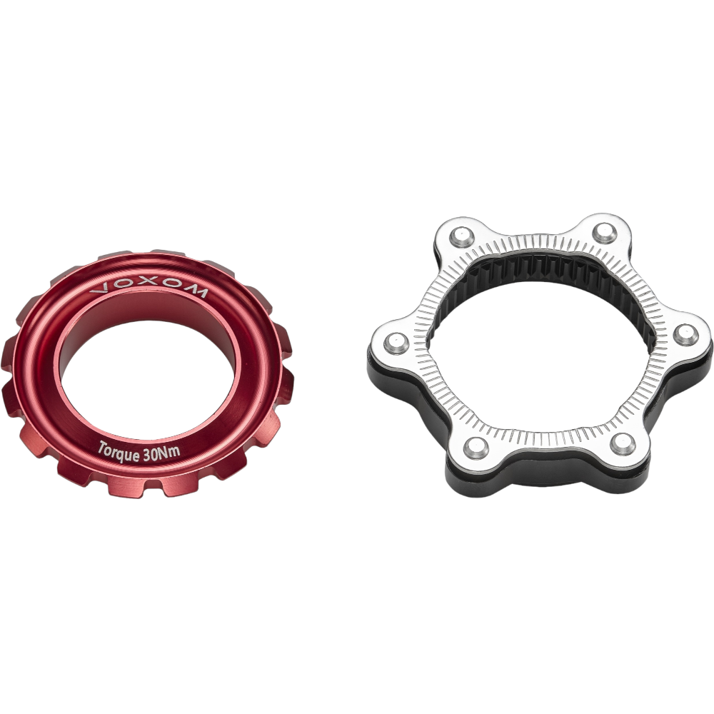 Voxom Centerlock Adapter Ada1 Rot - Bikers Base
