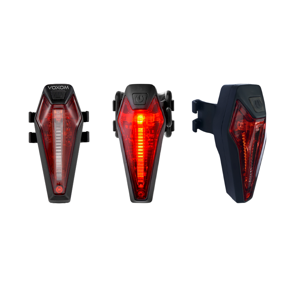 fahrradbeleuchtung batterie stvzo zugelassen Voxom LV12/LH7 Fahrradlicht Set – StVZO & USB