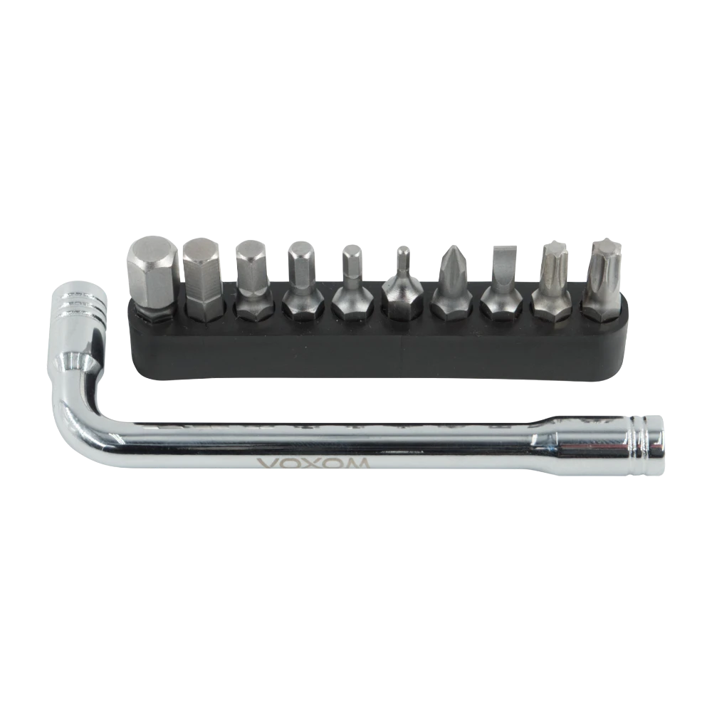Voxom WKl48 L-Schlüssel mit Bit-Set (10-teilig)