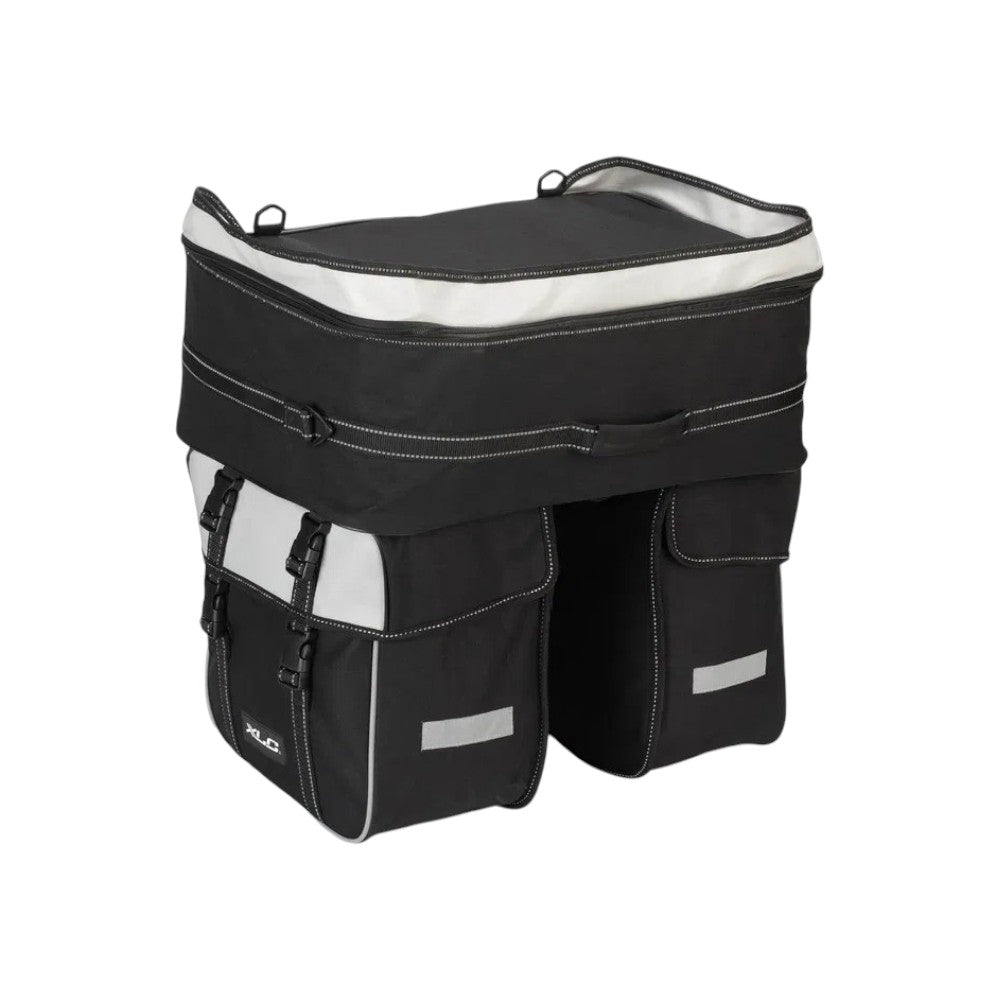 XLC Dreifach Universal Fahrrad Packtasche für Gepäckträger BA-S68 ca. 58L - Bikers Base