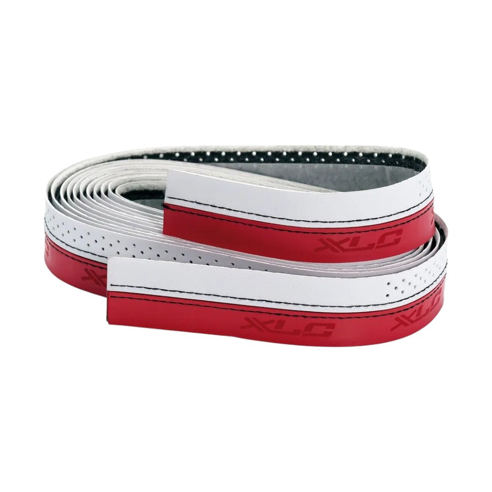 XLC Retro Lenkerband GR-T04 klassisches Rennrad Griffband Rot / Weiß Schwarz - Bikers Base