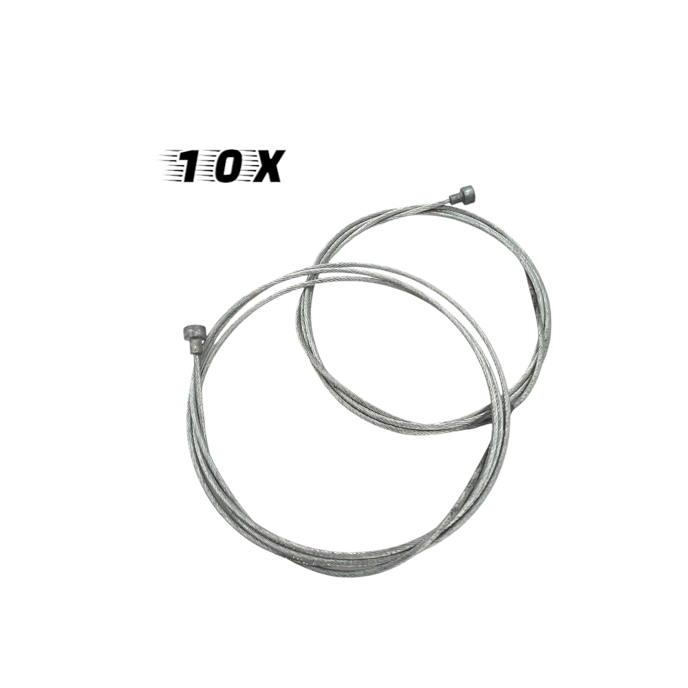 Markenlos -  10x Fahrrad Bremszug Bremsseil Rennrad Birnenkopf Vorne - Bikers Base BMX