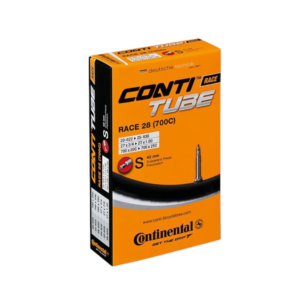 Continental Schlauch Race 28" 20mm bis 25mm -622 & 630 42mm SV (700C) - Bikers Base