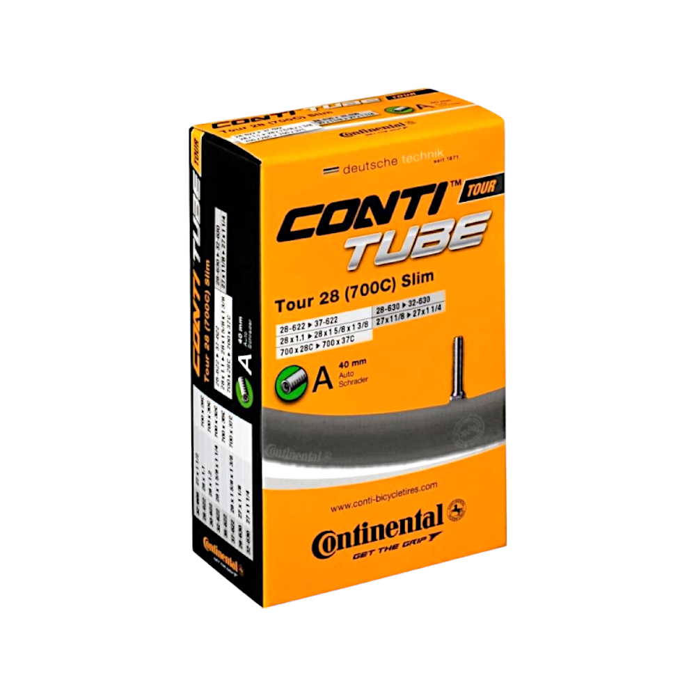2x Continental Schlauch Tour Slim 28" 28 / 37-622 28/32-630 (700C) - Bikers Base