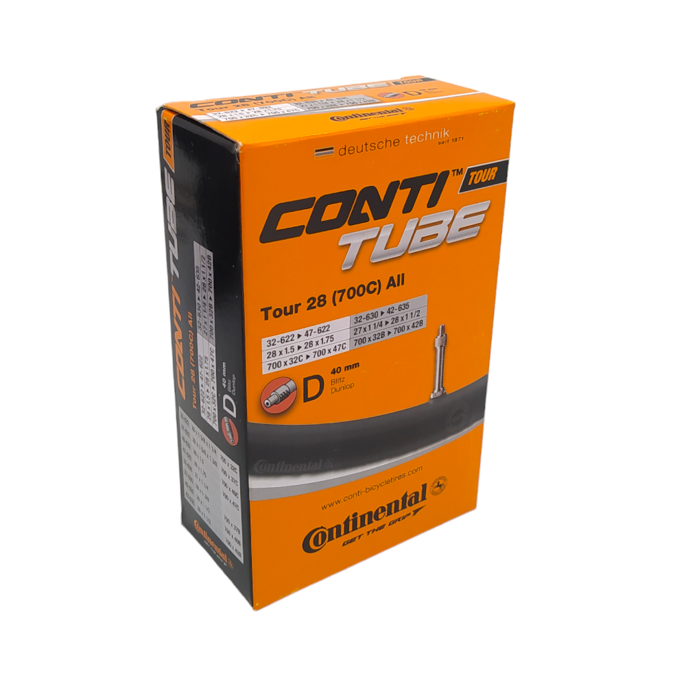 Continental Schlauch Tour All 28" 32/47-622//32-630//42-635 40mm DV (700C) - Bikers Base