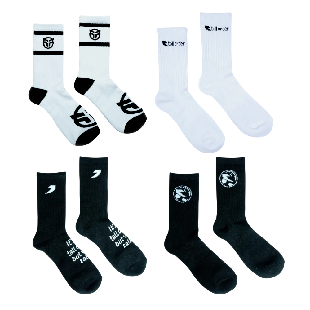 Federal & Tall Order Logo Socks BMX Socken Set 4 Paar