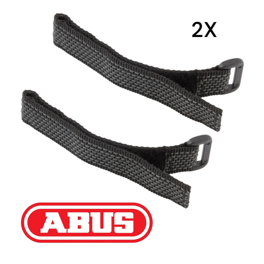 ABUS -  2x Abus Universal Klettband für Bordo Schlosshalterung ST 6000 oder Classic - Bikers Base BMX