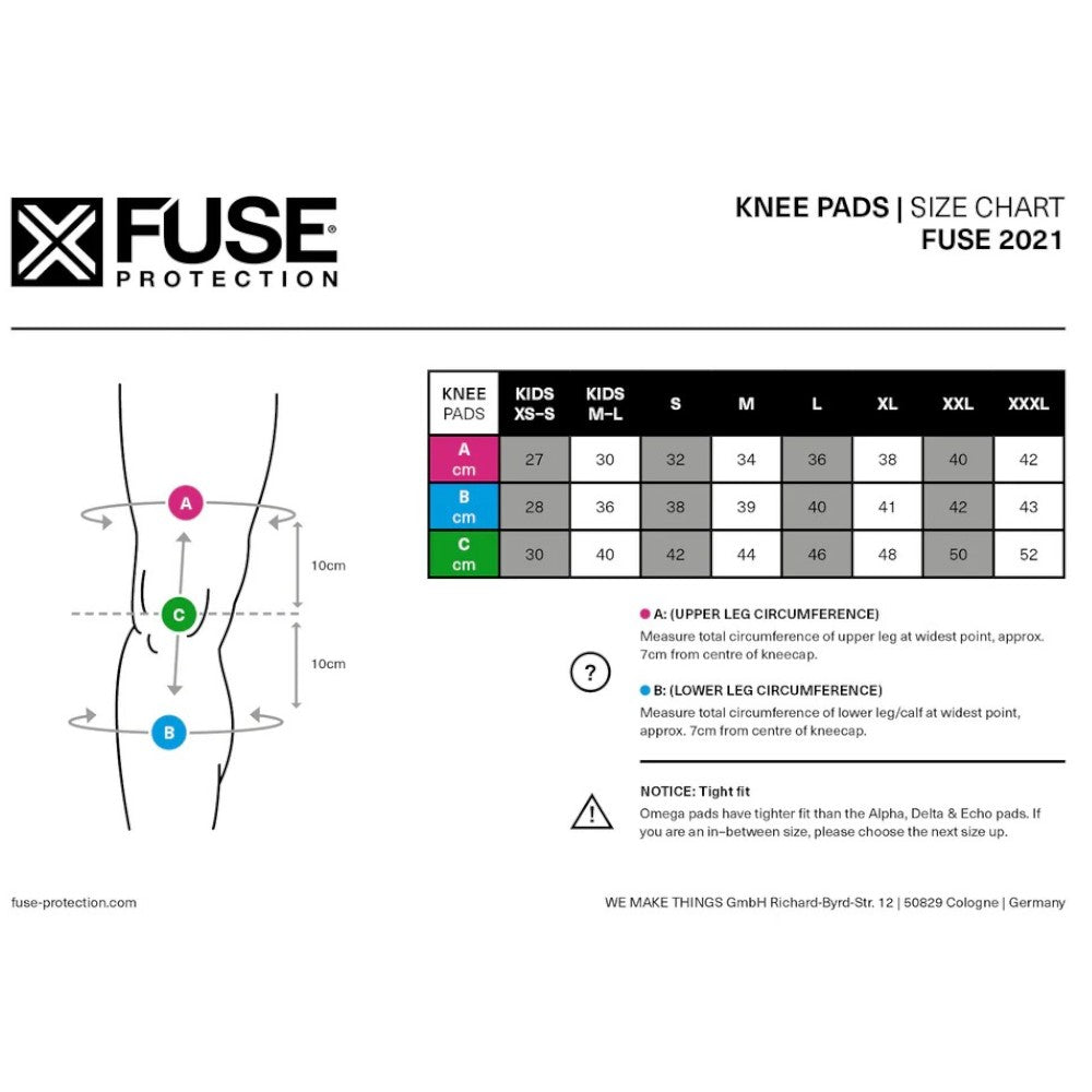 fuse -  Fuse Neos Knee Pad BMX Knieschoner - Bikers Base BMX