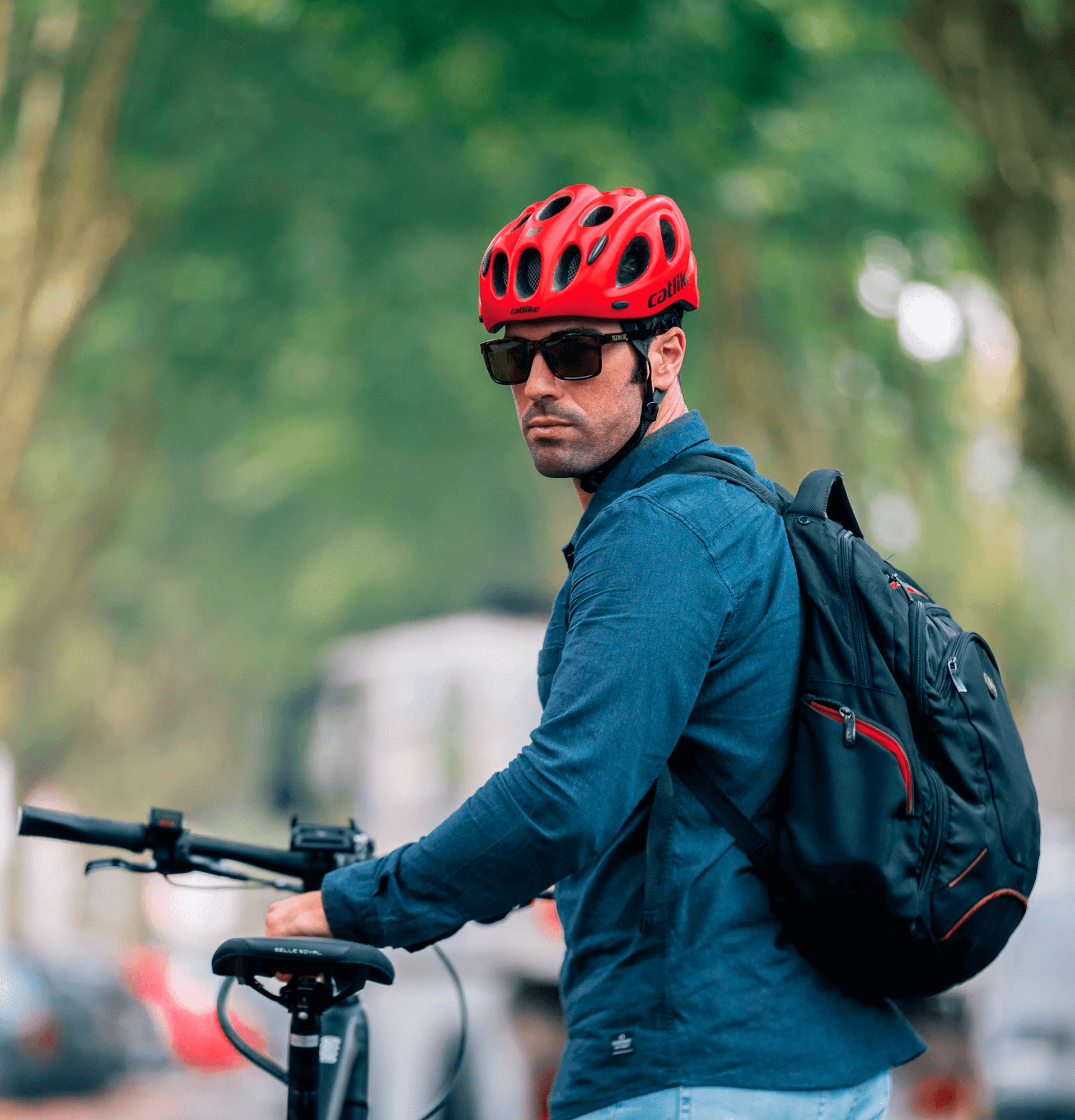 CATLIKE Fahrrad Helm Kompacto Urban City Stadt Straße UVP: 89,95€ - Bikers Base