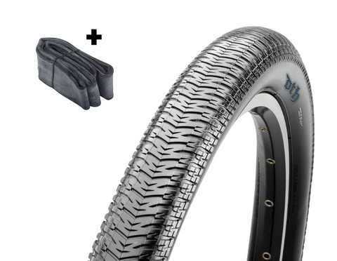 Maxxis DTH Dirt Bike Drahtreifen schwarz 26 x 2.3 Zoll Dirt Reifen + Schlauch (8383557042440)