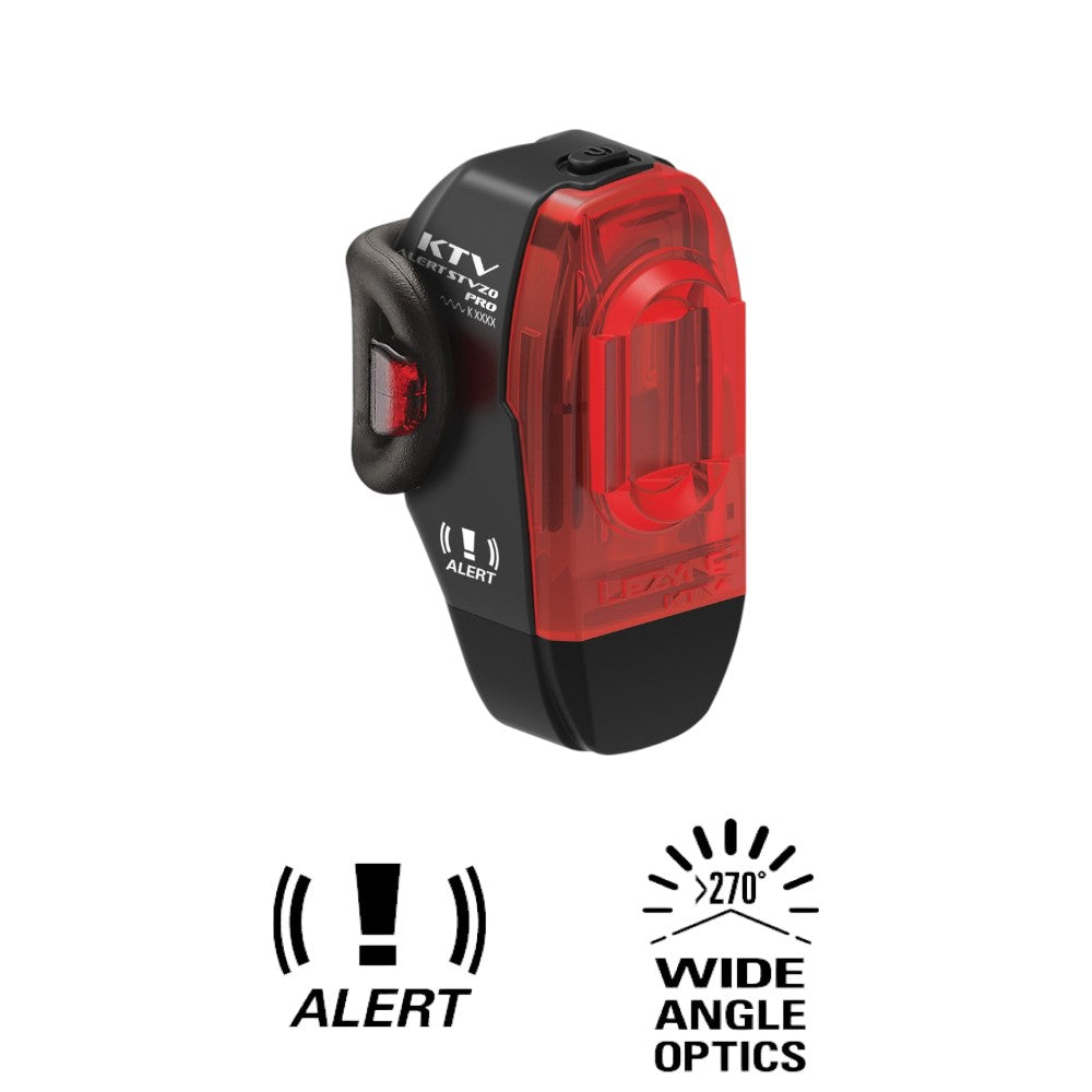 LEZYNE LED Rücklicht KTV PRO Alert Bremslicht STVZO - Bikers Base