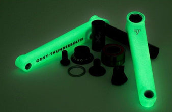 Odyssey Thunderbolt + BMX Kurbel 22mm Achse inkl. Mid BB Tretlager Glow White (8311483793672)