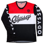 Odyssey Race Jersey langarmshirt schwarz-weiß-rot (8579690660104)