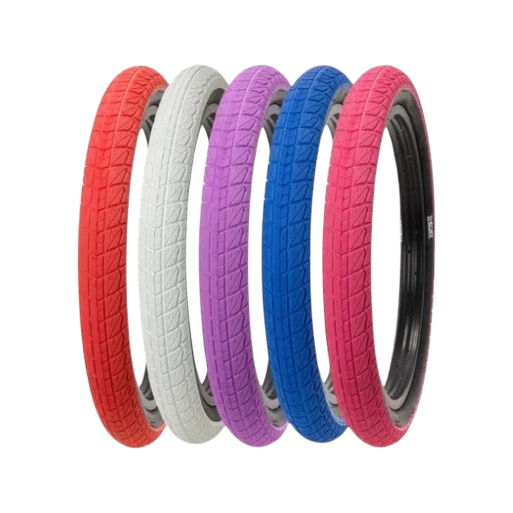 Merritt THEORY PROVEN BMX Reifen Street 20 Zoll Weiß Rot Blau Pink - Bikers Base