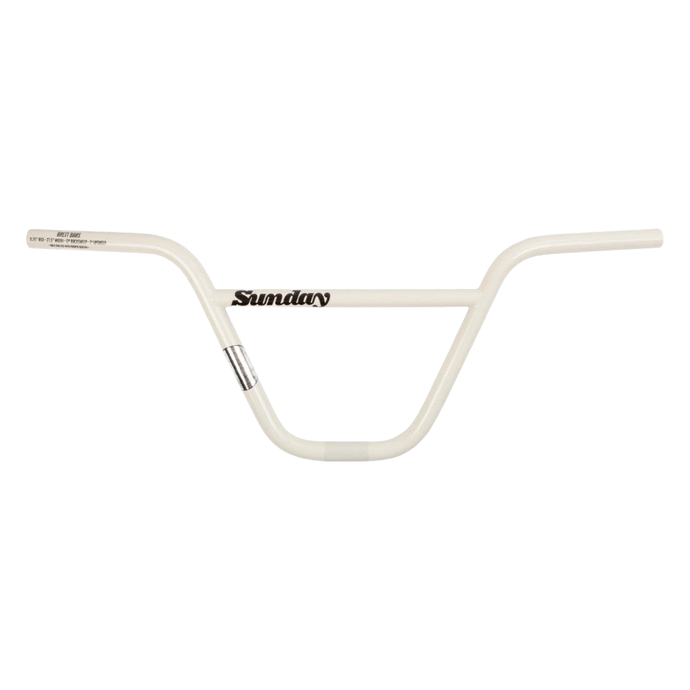 Sunday Brett BMX Lenker 9,25 Zoll Brett Silva Signature creme weiß - Bikers Base