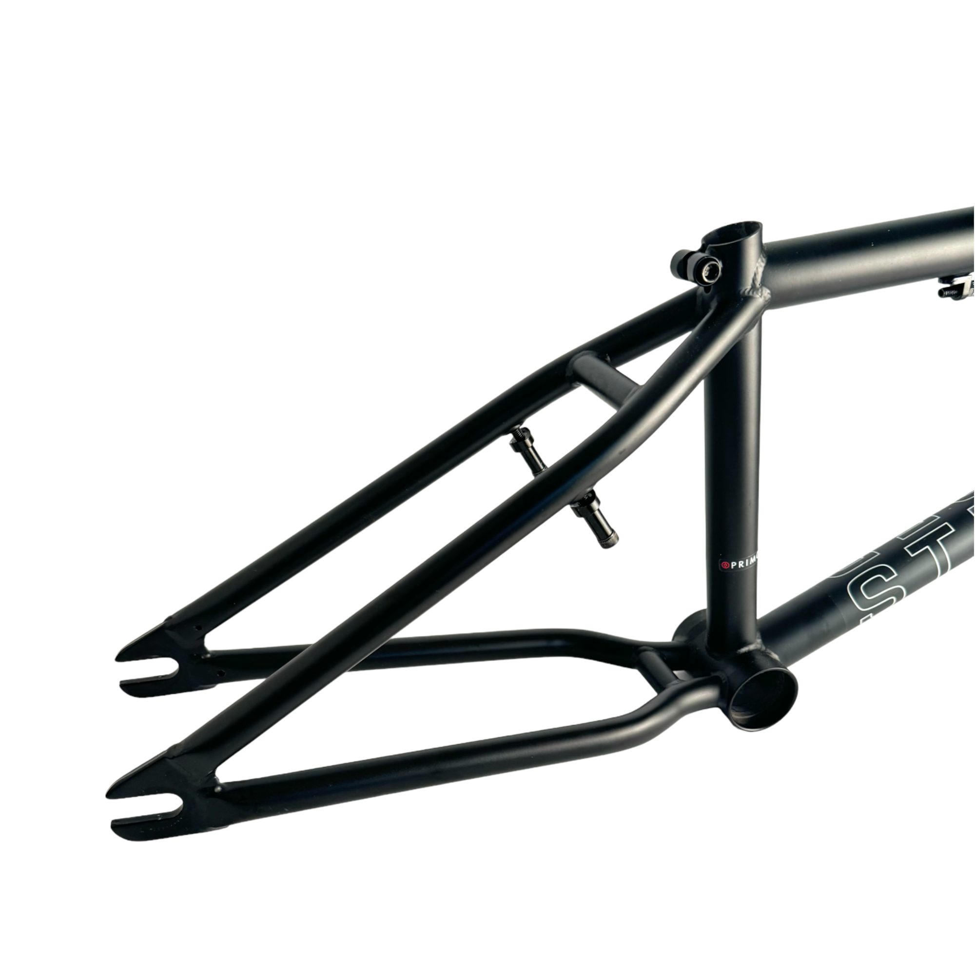 Stranger Level 20" BMX Rahmen 20 Zoll mit 20,75" Oberrohr Matt Schwarz - Bikers Base