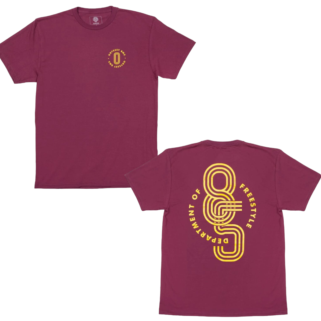 Odyssey BMX T-Shirt Athens Rot - Bikers Base